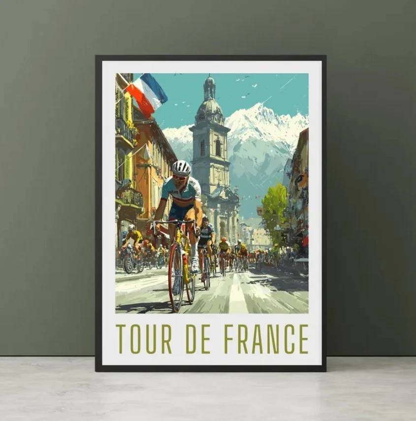 Affiche du Tour de France 1949 Cycling Wall Art