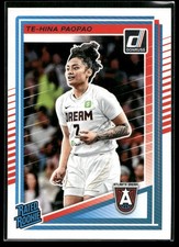 2025 Panini Donruss WNBA Te-Hina Paopao RATED ROOKIE CARD Atlanta Dream #91 RC