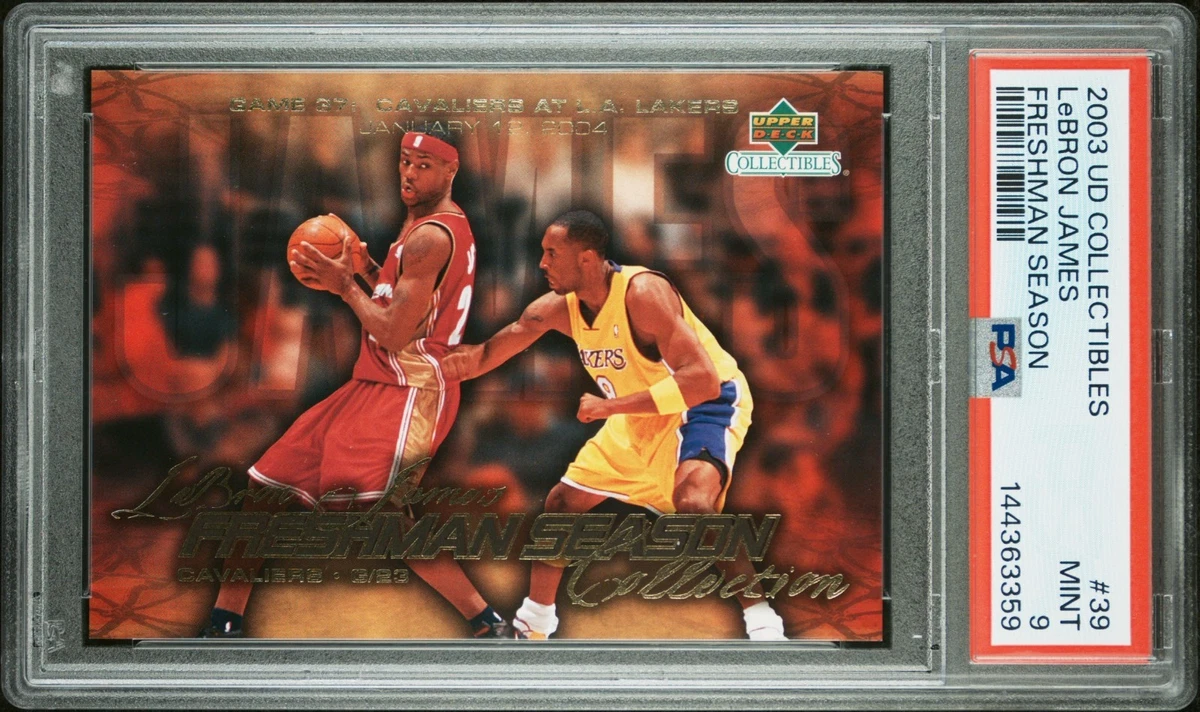 LeBron James Basketball Grade 9 Rookie Sports Trading Cards