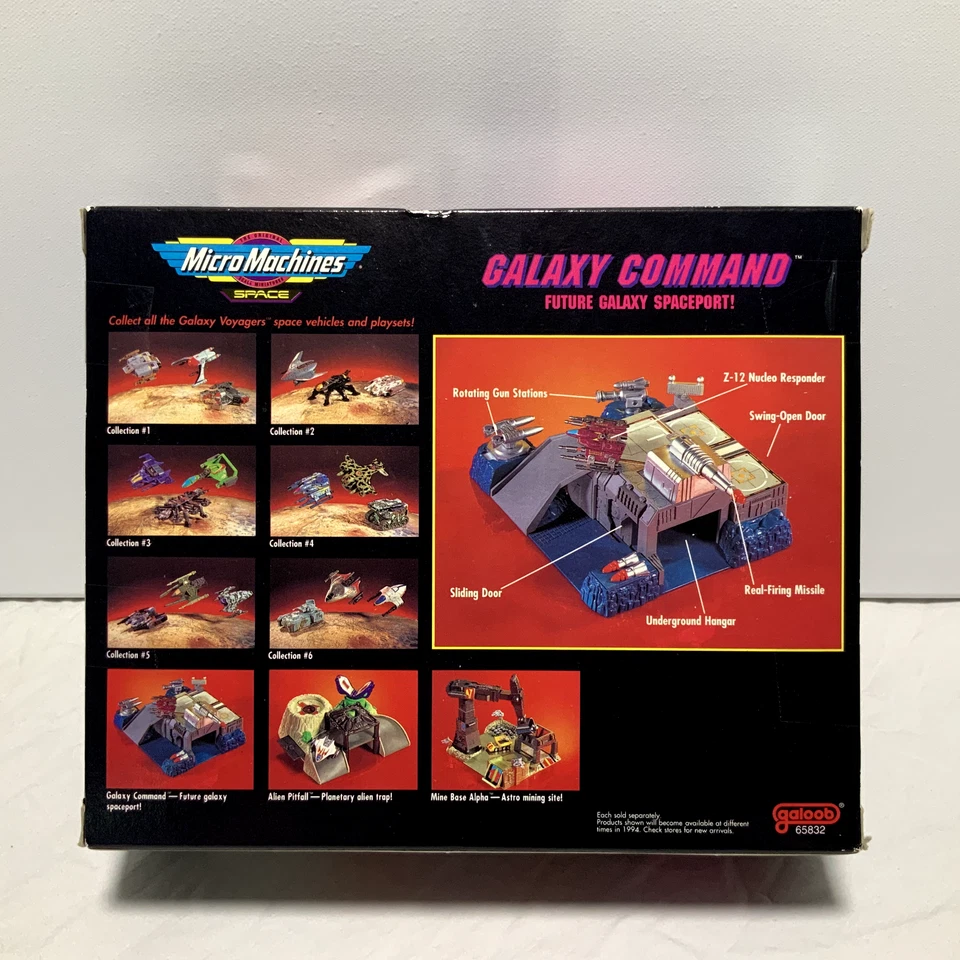 Micro Máquinas De Colección Space Galaxy Command Future Galaxy Spaceport! Raro 1993 Foto 3 de 4