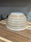 Vintage Pyrex Rainbow Stripe Sandalwood #402 Mixing Bowl