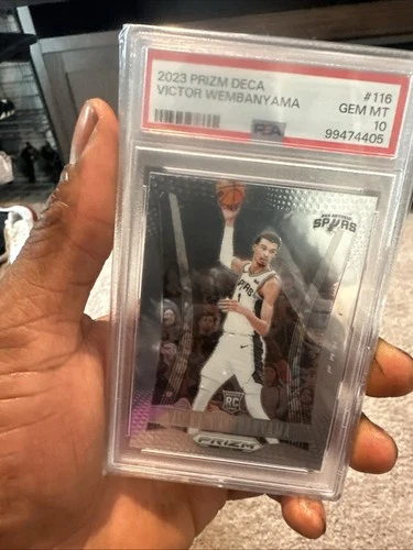 2023-24 Panini Prizm Deca - Victor Wembanyama #116 (RC) PSA 10