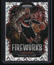 2022-23 Panini Prizm #3 Damian Lillard Fireworks Prizms Fast Break