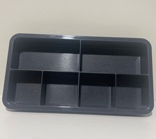 Tupperware Stow n Go Insert Tray - 1423-3 - Grey VGC Free Postage