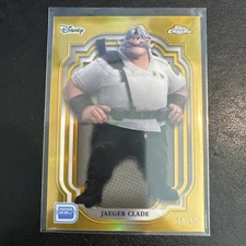 Jaeger Clade True Gold #'d /50 2024 Topps Disney Chrome Fresh Pull Rare