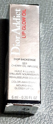 X1 Dior Addict Lip Glow Oil - Nourishing Glossy Lip Oil 001 Pink Cherry Oil 