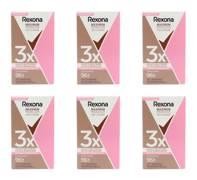 Rexona Maximum Protection Confidence Deocreme Stick , 6x45ml EAN8711600504141