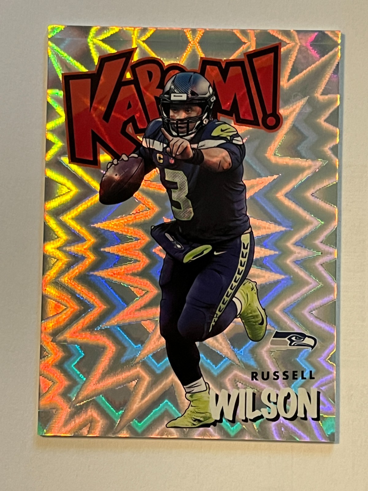 2018 Panini Rewards - Kaboom! Russell Wilson Seattle Seahawks NFL Football #K-18
