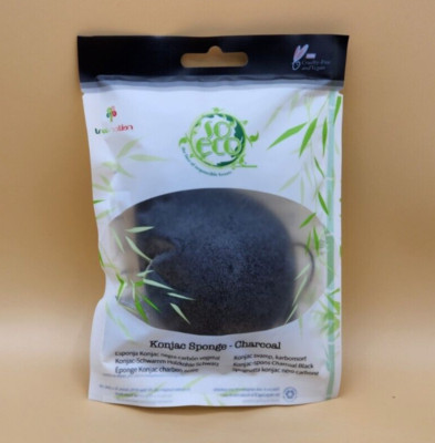 BRUSHWORKS Konjac Sponge Charcoal Exfoliating Sponge