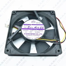 Sanyo 109P1212H4D04 12025 DC12V 0.45A 12CM 3-Wire Silent Cooling Fan
