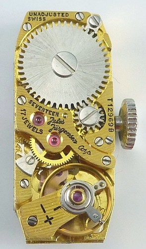 Mouvement De Montre Bracelet Vintage Jules Jurgensen - Pour Pièces Ou Réparation