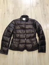 Aspesi Women's Down Filled Hoodie Puffer Jacket Luxury Designer Brown Size Xs S