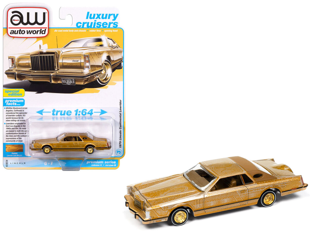 1979 Lincoln Continental Lowrider Gold with Graphics Luxury 1979 Lincoln Continental Lowrider Gold with Graphics Luxury