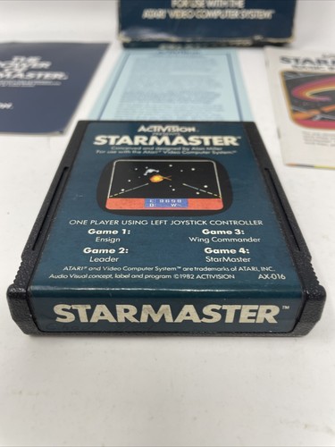 Atari 2600 Activision Starmaster Complete w/ Box & Manuals Tested & Working - Picture 3 of 12