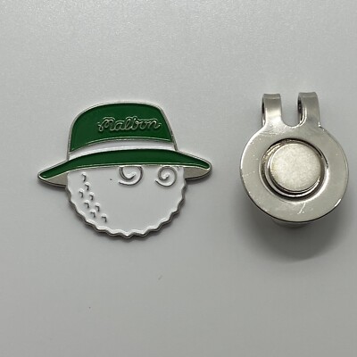 Malbon Golf Marker Buckets Hat Ball Marker with Magnetic Clip