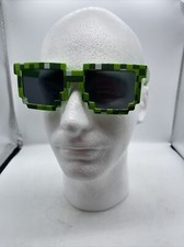 Minecrafter Square Pixel Mosaic Glasses Fashion Cosplay Sunglasses Kids Adults
