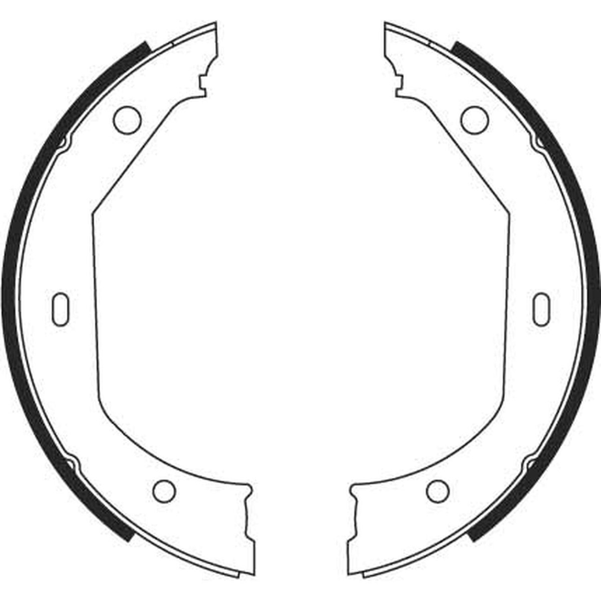 TRW Automotive GS8656 Brake Shoe - Aftermarket Replacement For BMW 3 Series, X1 & More