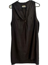 Show Me Your Mumu Linen Dress, Button Vneck With Chest Pocket