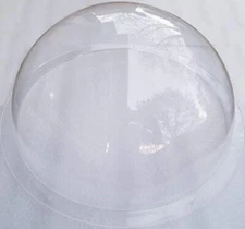 Acrylic Dome/Plastic Hemisphere - Clear - 13 Diameter, 3/4 Flange With Holes