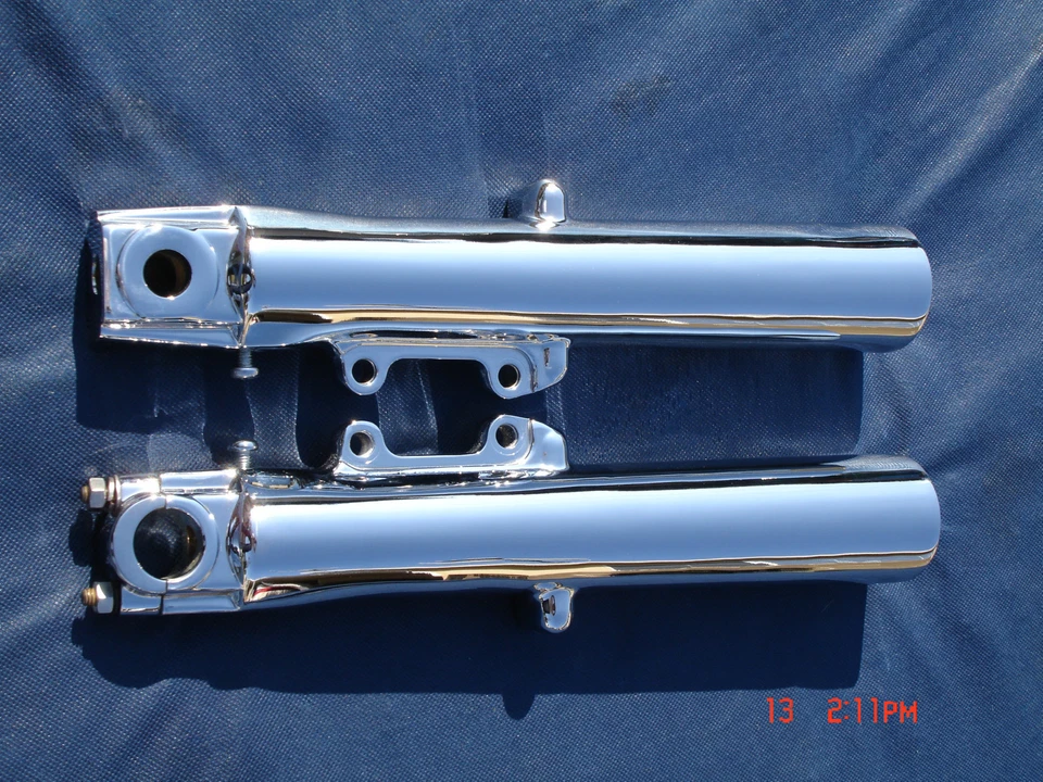 HARLEY CROMO GARFO INFERIOR PERNAS DESLIZANTES Street Glide Exchange Progr 00-13 Touring - Imagem 4 de 4