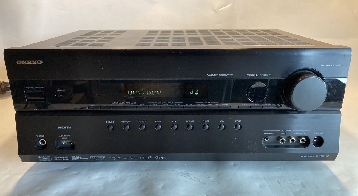 ONKYO TX-SA607 AVアンプ HDMI ブラック Amazon.co.jp: ONKYO HDサラウンド対応AVセンター 最大出力185W