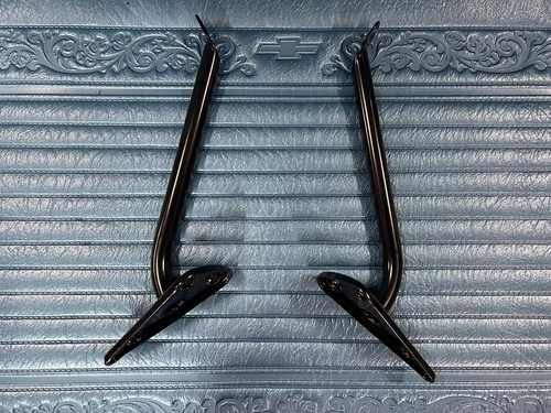 1960-1966 Chevy GMC Pickup Truck Exterior Mirror Arm Set, Black 61 62 63 64 65