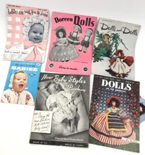 1939-1962 Baby Crochet Books Clothes Wardrobe Dolls Of The Americas Coats Clarks