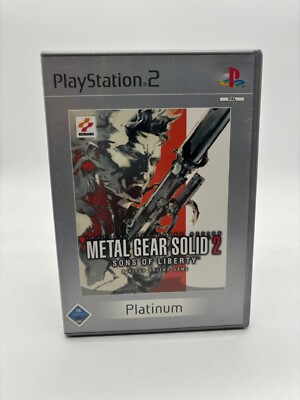 Sony PS2 Playstation 2 Metal Gear Solid 2 OVP