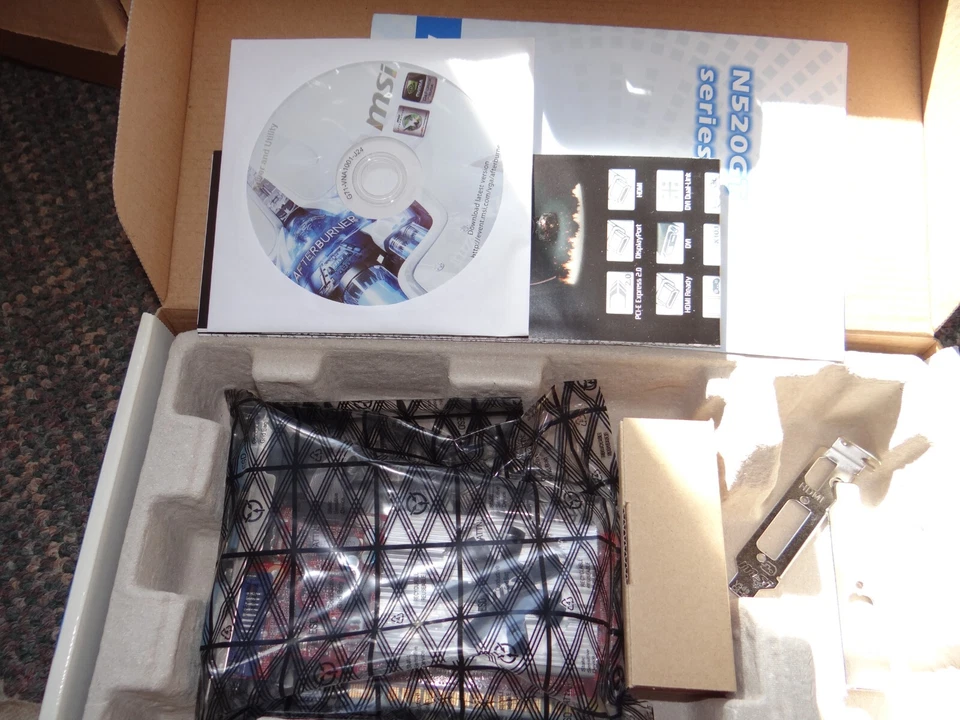 MSI Nvidia GeForce 520 GT 2GB PCI-E Video Card DVI/HDMI - NEW - Image 2 of 3