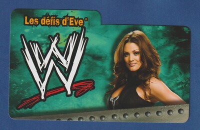 EVE TORRES 2010 WWE Hachette La Boite A Junior Questions French Divider Card!