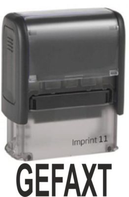 ''GEFAXT'' - Stempel - Trodat Imprint Logo 1 - 38 x 14 mm