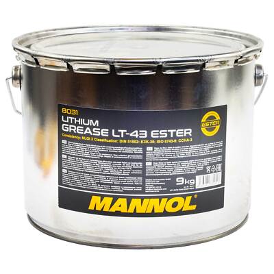 Mehrzweckfett Fett 8031 MN LT-43 Schmierfett schmieren Grease MANNOL 9 kg