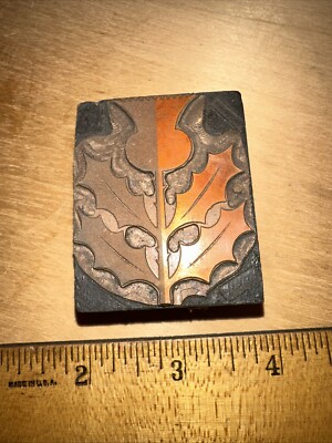Printing Block ( Flower ) Nice Image 1959