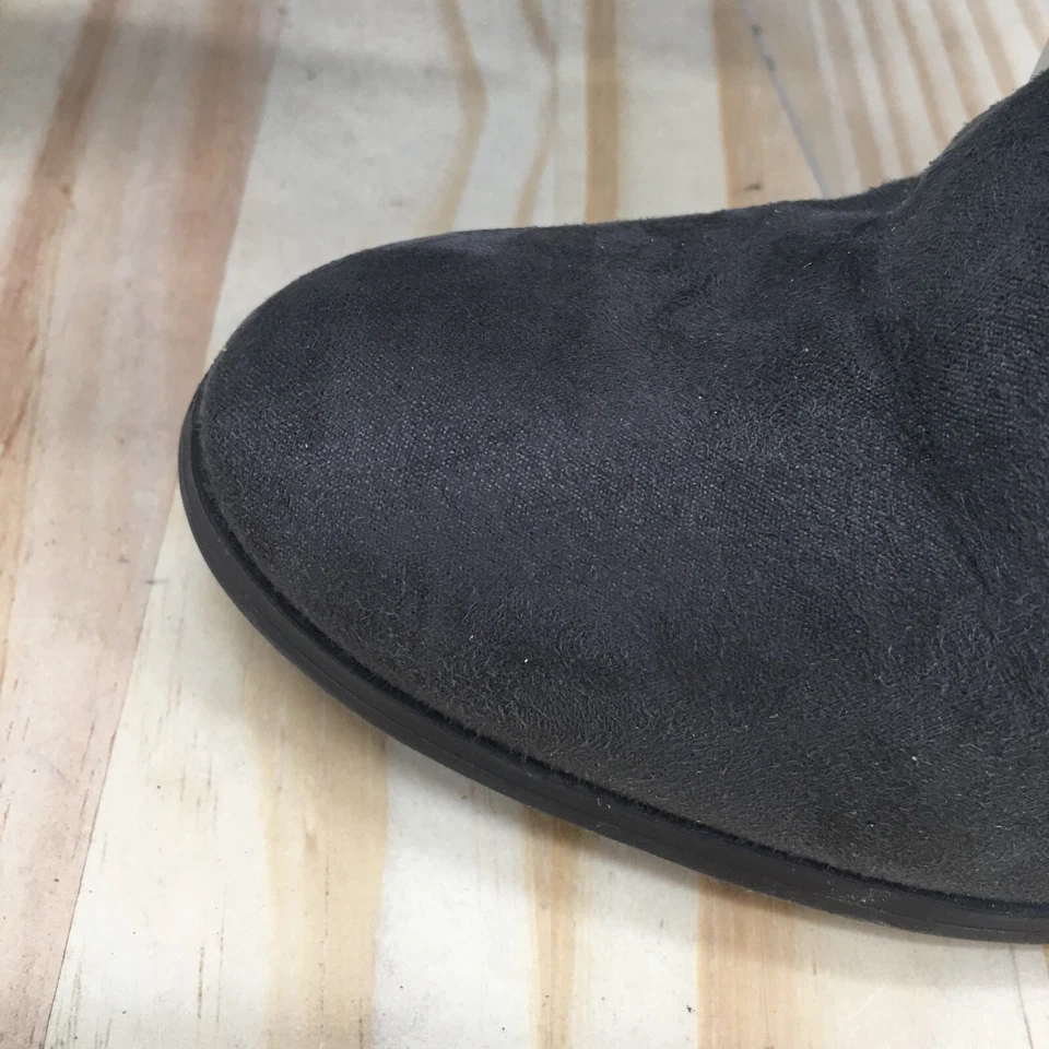 Style & Co Botas Mujer 7 M Masrinaa Botín Gris Cremallera Lateral Tacones Bloque Foto 3 de 4