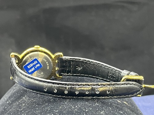 Gold Outline Mickey Mouse Lorus goldfarbenes Etui hellblaues Zifferblatt RPH828 - Bild 4 von 7