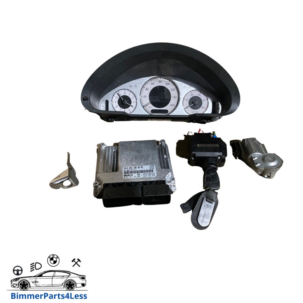 A6461506491 0281012352 MERCEDES E CLASS W211 ENGINE ECU Kit With 2 