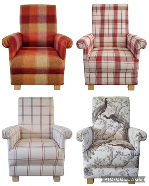 Laura Ashley Stoff Erwachsenenstuhl Sessel Ente Ei Gold Ocker Akzent klein rosa