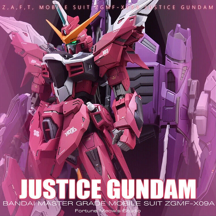 for MG 1/100 ZGMF-X09A Justice Fortune Meow Studio Resin Dress up Conversion Kit - Bild 2 von 4