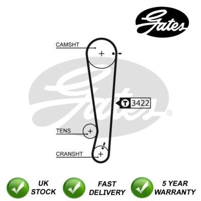 Gates Timing Belt Fits Kia Picanto Hyundai Getz Amica Atoz i10 1.0 1.1 #5360