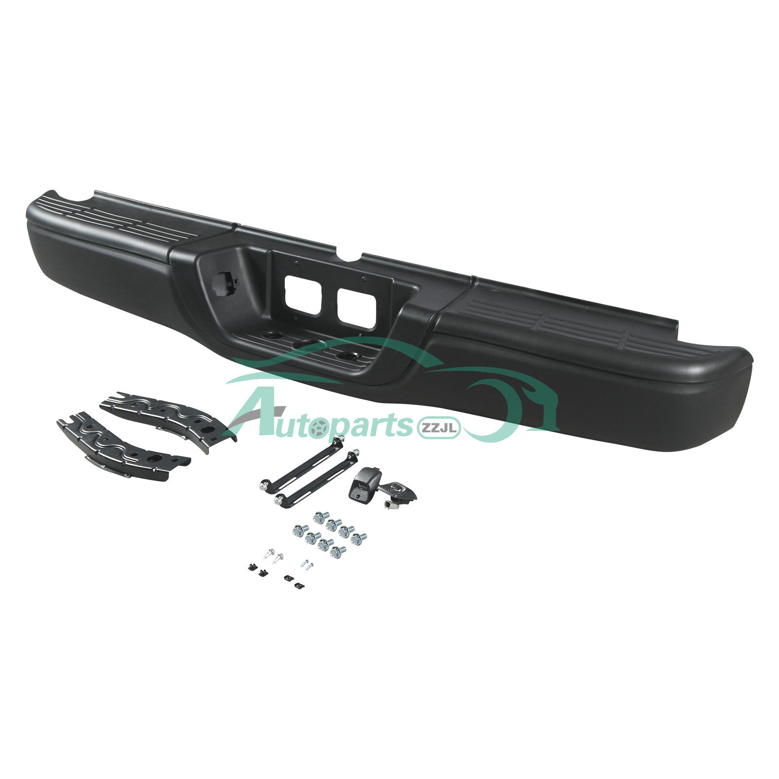 Nuevo conjunto de parachoques trasero cromado para Toyota Tundra 2000-2006 con platón estándar