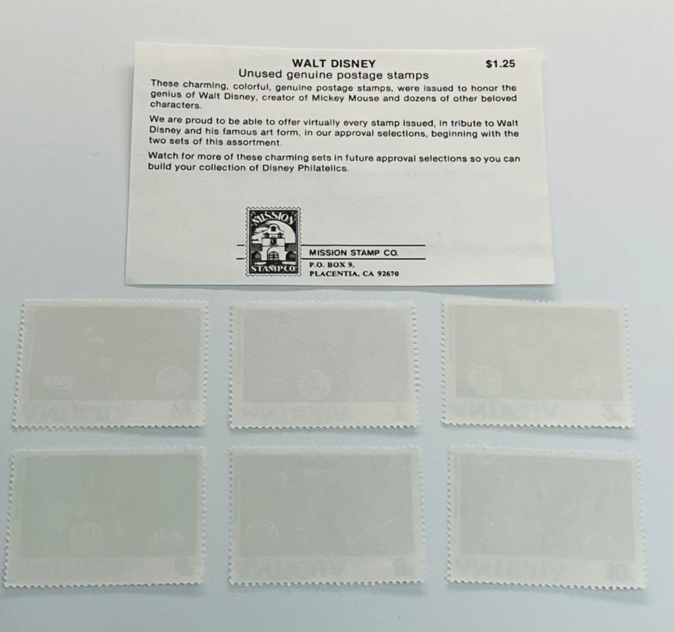 Walt Disney, Antigua, 1980 Christmas , #592 - #598 MNH Stamps (Wi-9) - Image 2 of 2