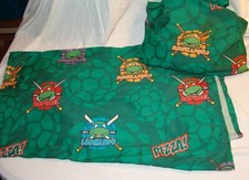 Teenage Mutant Ninja Turtles TMNT Microfiber Crib Toddler Bed Sheet Flat Fitted