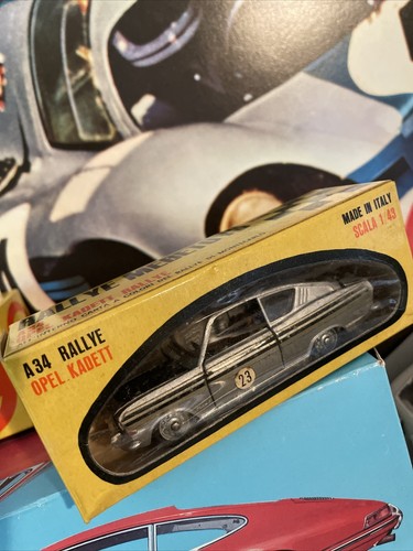 Mebetoys Opel Kadett Rallye A34 in 1:43 alt vintage 70er Original sieht gut aus