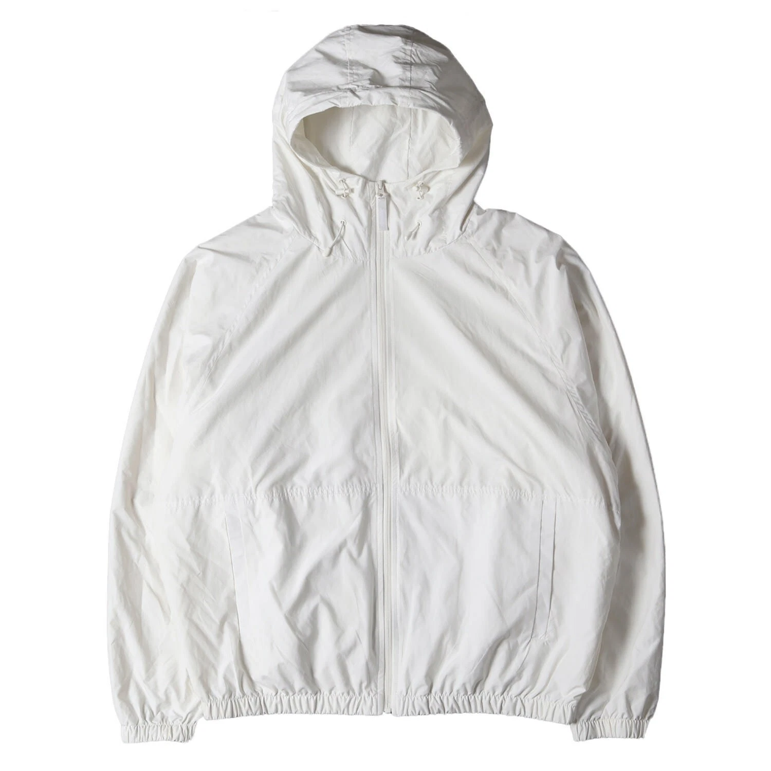 Veste Parker à capuche zippée complète logo perforé Supreme 23SS légère blanche L