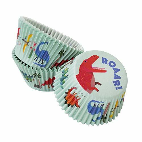 Talking Tables DINO-CAKECASE Dinosaur Cake Cases 30Pk, Plastica, (r5x)