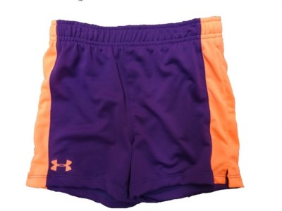 Under Armour Girls Infant UA Monster Mesh Shorts Purple 6