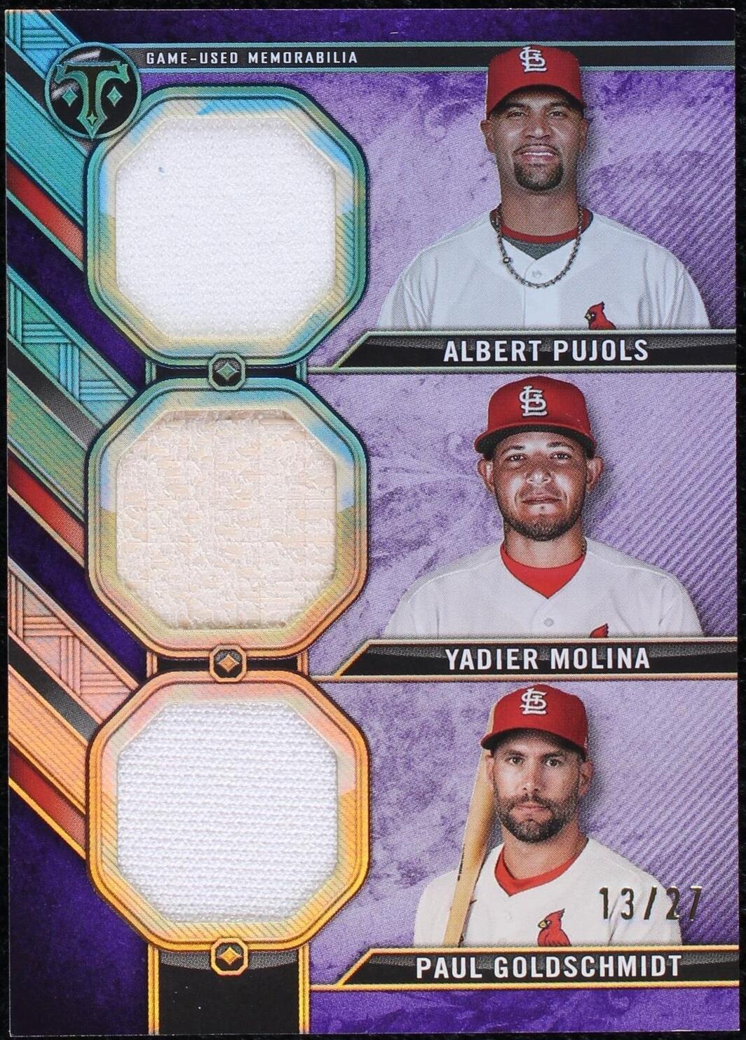 Combo Topps 2024 Topps Triple Threads - Relic Combos Albert Pujols, Paul ...