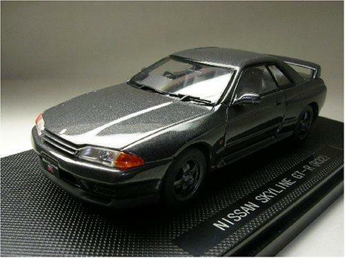 SKYLINE GT-R (BNR32) グレー1/43 1/43 Hachette 1989 Nissan Skyline GT-R R32 (Grey Metallic