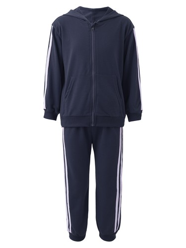 ~Boy Jacket Long Sleeve Pullover Sweatshirt Pant Piece Sweatsuit Running - Picture 17 of 26