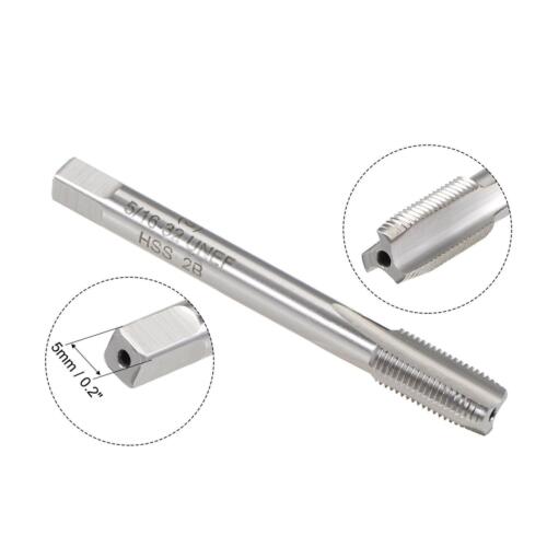 5/16"-32 UNEF Tap and Die Set HSS Thread Tap With Round Threading Die Right Hand - Picture 3 of 4